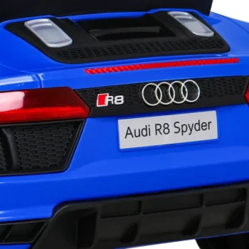 Audi R8 Dječja Autosjedalica Na Baterije Plava + Daljinski Upravljač + Eva + Spori Start + Mp3 Led 13