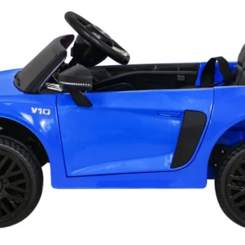Audi R8 Dječja Autosjedalica Na Baterije Plava + Daljinski Upravljač + Eva + Spori Start + Mp3 Led 4