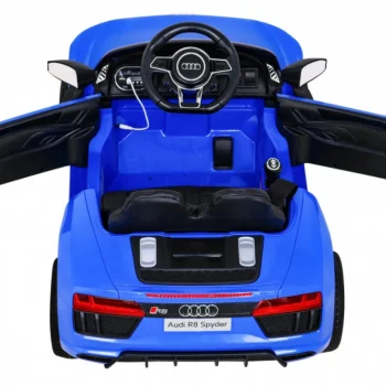 Audi R8 Dječja Autosjedalica Na Baterije Plava + Daljinski Upravljač + Eva + Spori Start + Mp3 Led 8