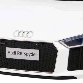 Audi R8 Dječji Autosjedalica Na Baterije Bijela + Daljinski Upravljač + Eva + Spori Start + Mp3 Led 10