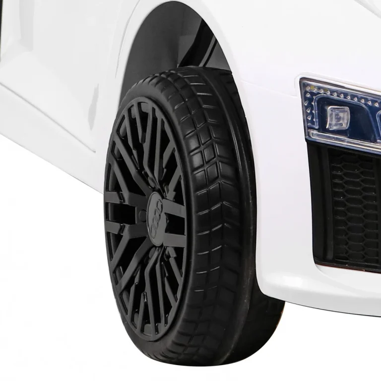 Audi R8 Dječji Autosjedalica Na Baterije Bijela + Daljinski Upravljač + Eva + Spori Start + Mp3 Led 12