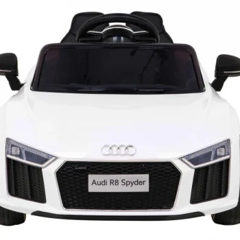 Audi R8 Dječji Autosjedalica Na Baterije Bijela + Daljinski Upravljač + Eva + Spori Start + Mp3 Led 3