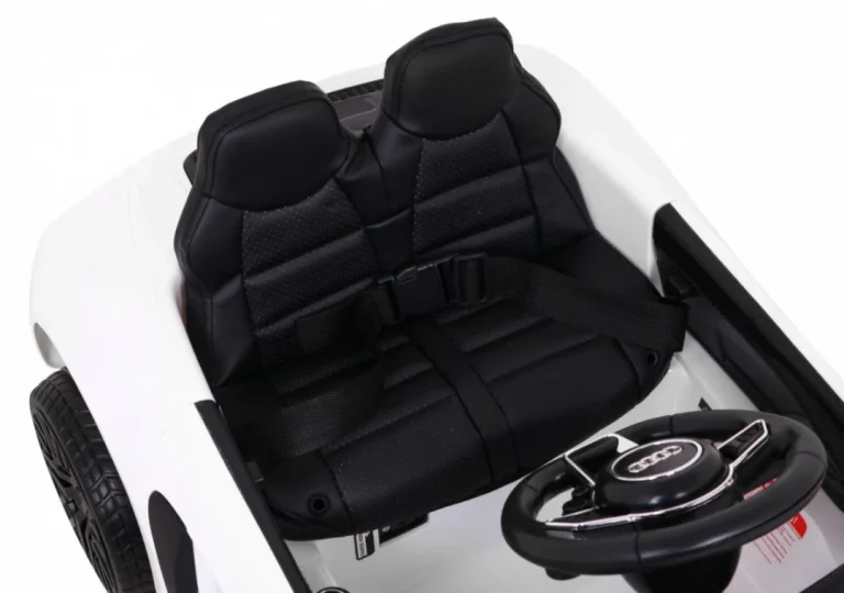 Audi R8 Dječji Autosjedalica Na Baterije Bijela + Daljinski Upravljač + Eva + Spori Start + Mp3 Led 9