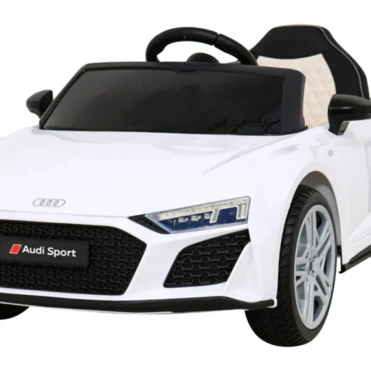 Audi R8 Lift Automobil Na Baterije Bijeli + Daljinski Upravljač, Bijela 1