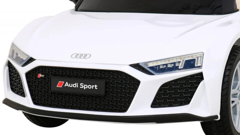 Audi R8 Lift Automobil Na Baterije Bijeli + Daljinski Upravljač, Bijela 11