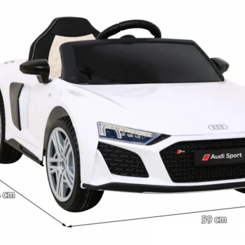 Audi R8 Lift Automobil Na Baterije Bijeli + Daljinski Upravljač, Bijela 2
