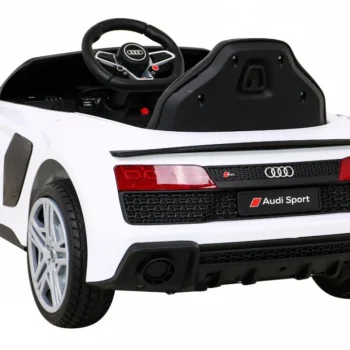 Audi R8 Lift Automobil Na Baterije Bijeli + Daljinski Upravljač, Bijela 5