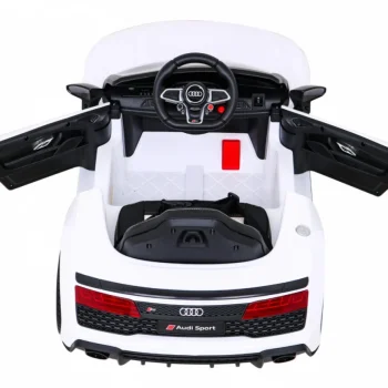 Audi R8 Lift Automobil Na Baterije Bijeli + Daljinski Upravljač, Bijela 7