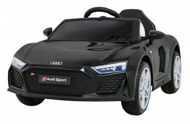 Audi R8 Lift Automobil Na Baterije Crni + Daljinski Upravljač + Eva Kotači + Mp3 + Led, Crna 1