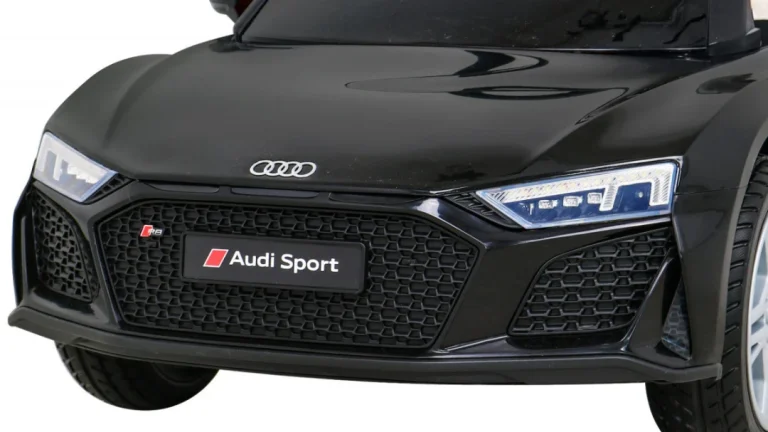Audi R8 Lift Automobil Na Baterije Crni + Daljinski Upravljač + Eva Kotači + Mp3 + Led, Crna 10
