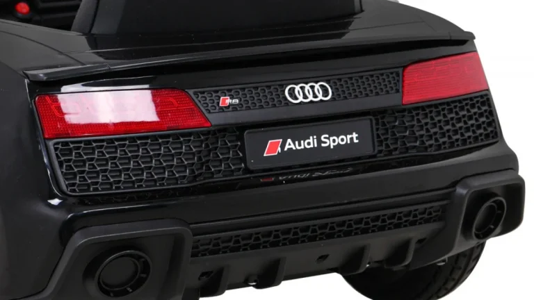 Audi R8 Lift Automobil Na Baterije Crni + Daljinski Upravljač + Eva Kotači + Mp3 + Led, Crna 11