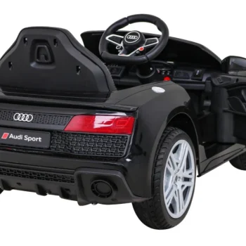 Audi R8 Lift Automobil Na Baterije Crni + Daljinski Upravljač + Eva Kotači + Mp3 + Led, Crna 12