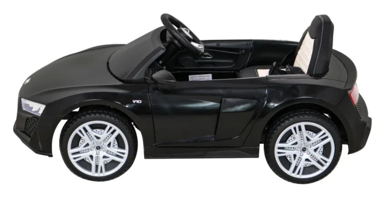 Audi R8 Lift Automobil Na Baterije Crni + Daljinski Upravljač + Eva Kotači + Mp3 + Led, Crna 4