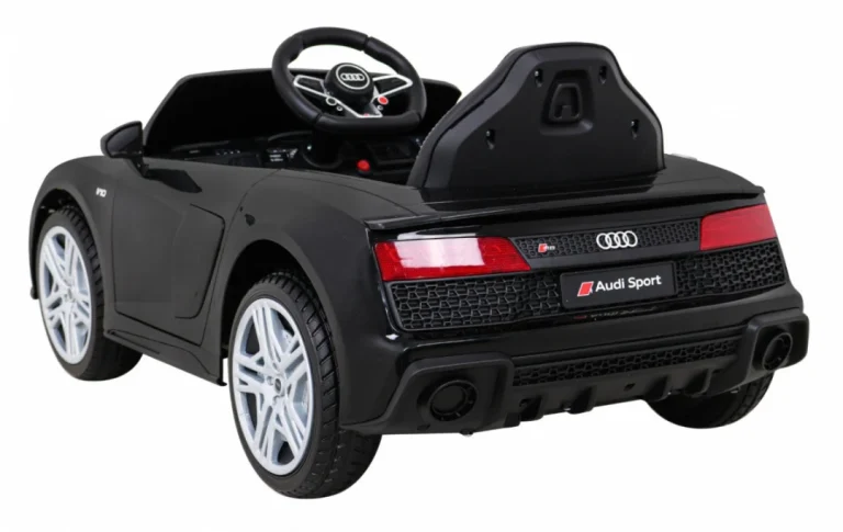 Audi R8 Lift Automobil Na Baterije Crni + Daljinski Upravljač + Eva Kotači + Mp3 + Led, Crna 5