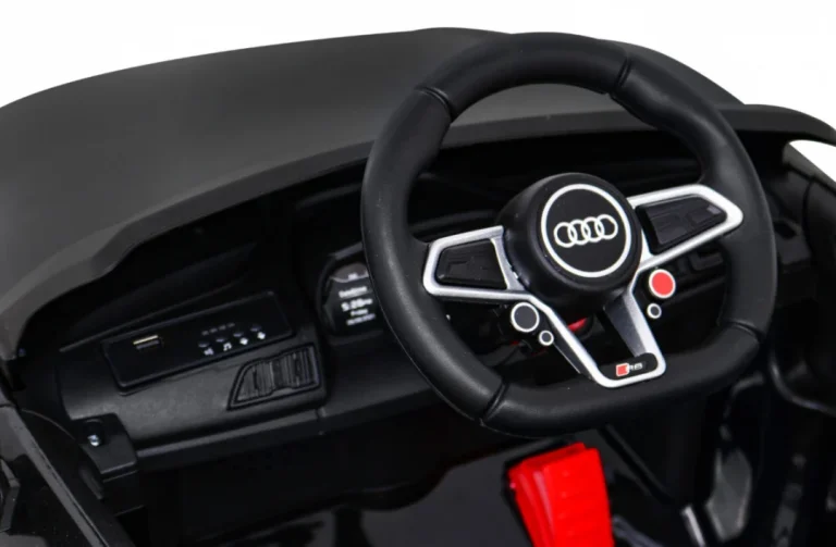 Audi R8 Lift Automobil Na Baterije Crni + Daljinski Upravljač + Eva Kotači + Mp3 + Led, Crna 6