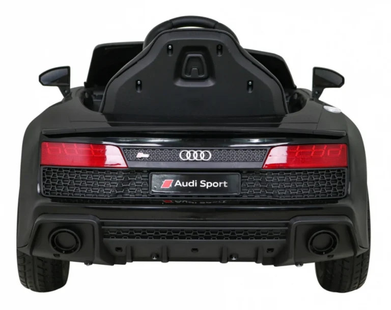 Audi R8 Lift Automobil Na Baterije Crni + Daljinski Upravljač + Eva Kotači + Mp3 + Led, Crna 7