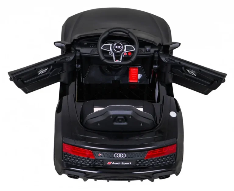 Audi R8 Lift Automobil Na Baterije Crni + Daljinski Upravljač + Eva Kotači + Mp3 + Led, Crna 8