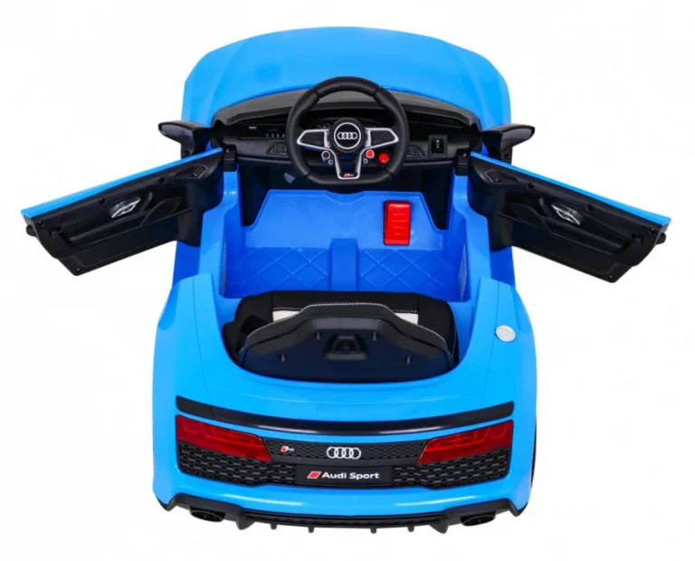 Audi R8 Lift Automobil Na Baterije Plavi + Daljinski Upravljač + Eva Kotači + Mp3 + Led, Plava 7