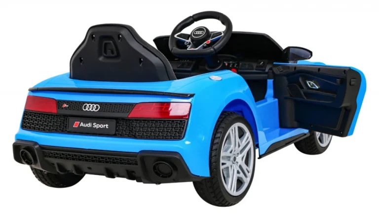 Audi R8 Lift Automobil Na Baterije Plavi + Daljinski Upravljač + Eva Kotači + Mp3 + Led, Plava 8