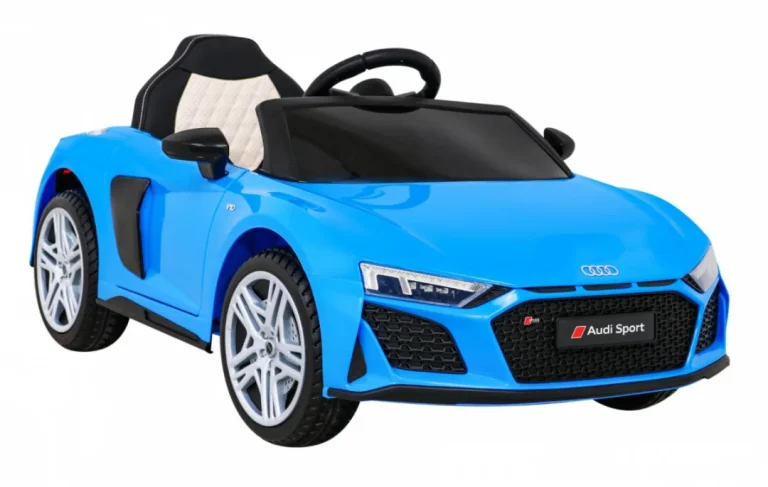 Audi R8 Lift Automobil Na Baterije Plavi + Daljinski Upravljač + Eva Kotači + Mp3 + Led, Plava 9