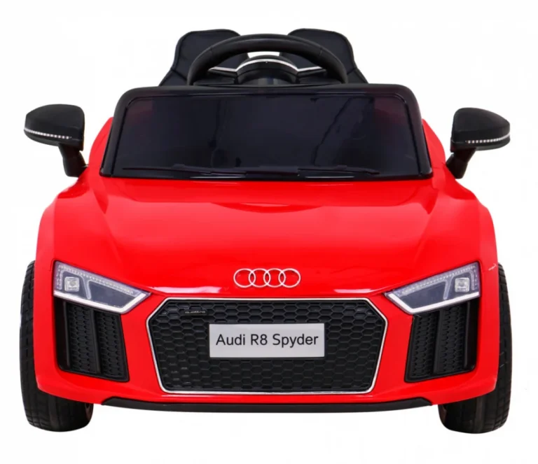 Audi R8 Punjiva Dječja Sjedalica Crvena + Daljinski Upravljač + Eva + Spori Start + Mp3 Led 3