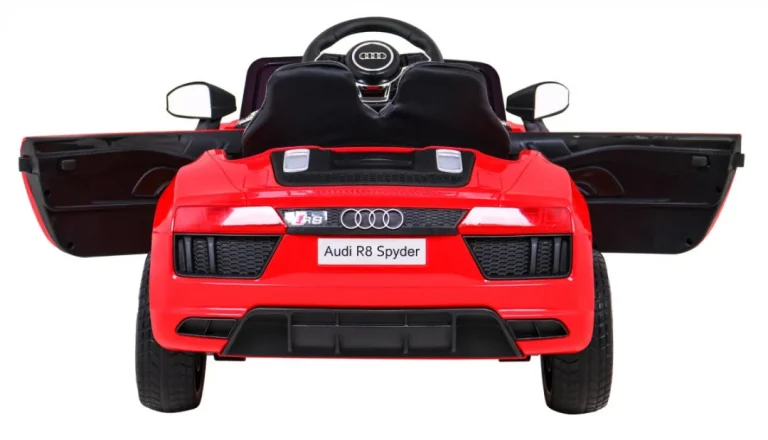 Audi R8 Punjiva Dječja Sjedalica Crvena + Daljinski Upravljač + Eva + Spori Start + Mp3 Led 6