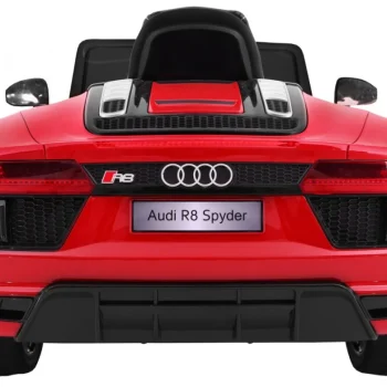 Audi R8 Spyder Baterija Crvena + Daljinski Upravljač + Eva + Sporo Pokretanje + Mp3 Radio + Led 3