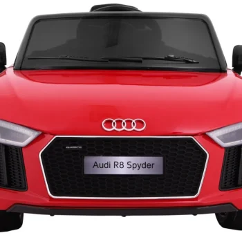 Audi R8 Spyder Baterija Crvena + Daljinski Upravljač + Eva + Sporo Pokretanje + Mp3 Radio + Led 6