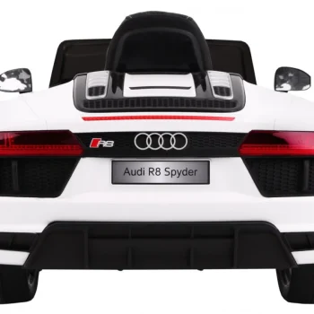 Audi R8 Spyder Na Baterije Bijeli + Daljinski Upravljač, Bijela 5