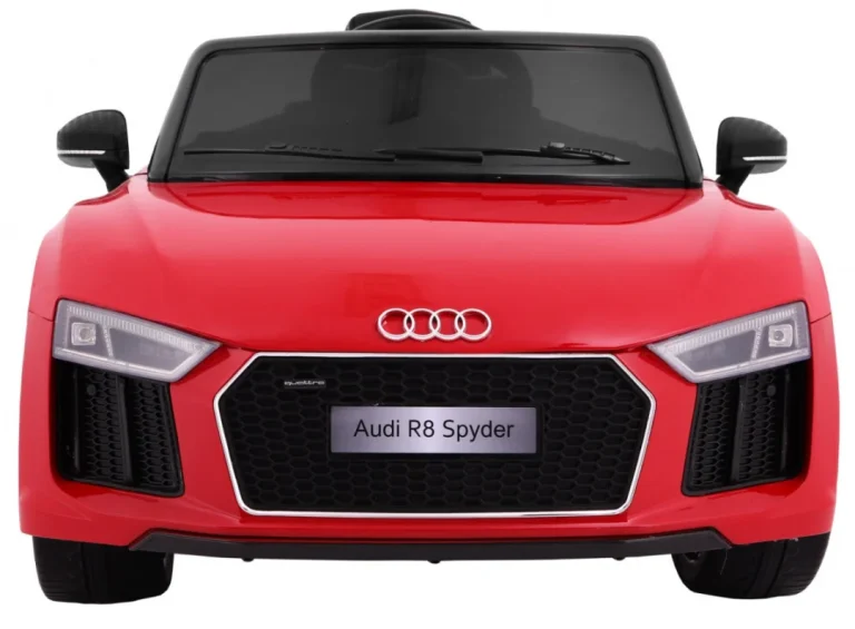 Audi R8 Spyder Na Baterije, Crvena Boja + Daljinski Upravljač 4