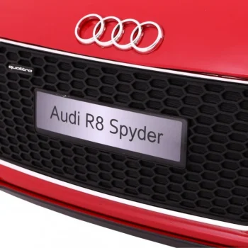 Audi R8 Spyder Na Baterije, Crvena Boja + Daljinski Upravljač 5