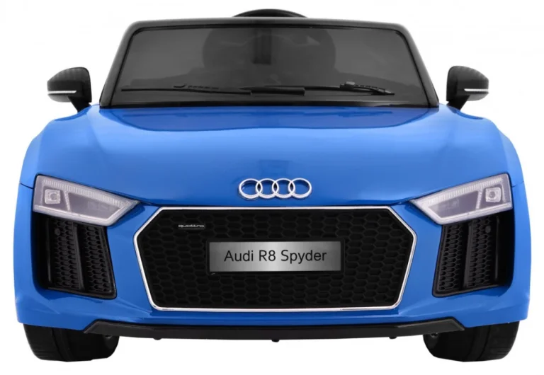 Audi R8 Spyder Na Baterije, Plava Boja + Daljinski Upravljač 3