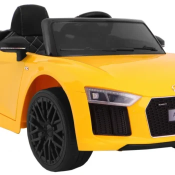 Audi R8 Spyder Na Baterije žuti + Daljinski Upravljač + Eva + Spori Start + Mp3 Radio + Led, žuta 5