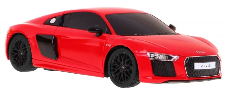 Audi R8 Crveni Rastar Model 1:24 Automobil Na Daljinsko Upravljanje + 2,4 Ghz Daljinski, Crvena 3