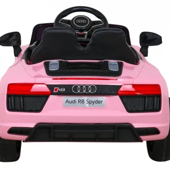 Audi R8 Dječja Autosjedalica Na Baterije Roza + Daljinski Upravljač + Eva + Spori Start + Mp3 Led 6