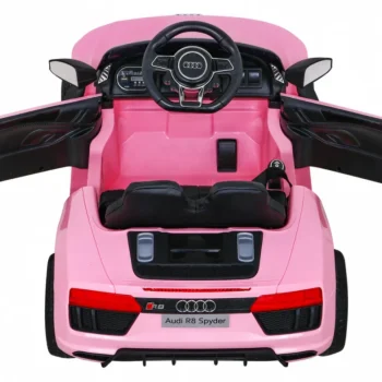 Audi R8 Dječja Autosjedalica Na Baterije Roza + Daljinski Upravljač + Eva + Spori Start + Mp3 Led 7