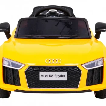Audi R8 Dječja Kolica Na Baterije žuta + Daljinski Upravljač 3