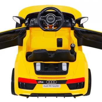 Audi R8 Dječja Kolica Na Baterije žuta + Daljinski Upravljač 7