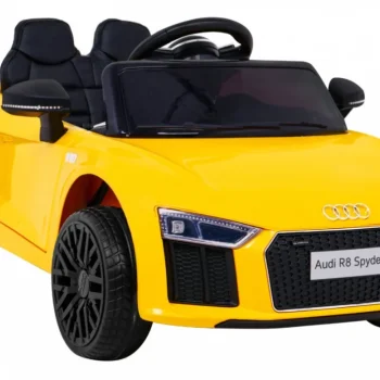 Audi R8 Dječja Kolica Na Baterije žuta + Daljinski Upravljač 9