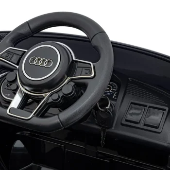 Audi R8 Policijski Automobil Na Akumulator Za Djecu + Daljinski Upravljač + Eva + Spori Start, Crna 22