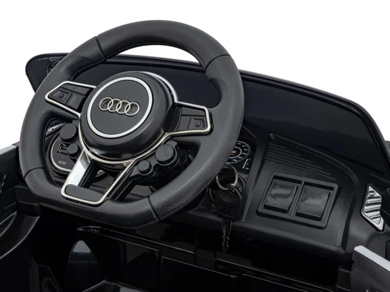 Audi R8 Policijski Automobil Na Akumulator Za Djecu + Daljinski Upravljač + Eva + Spori Start, Crna 22