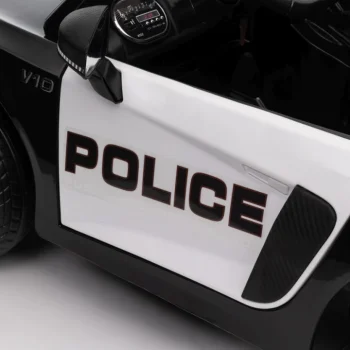 Audi R8 Policijski Automobil Na Akumulator Za Djecu + Daljinski Upravljač + Eva + Spori Start, Crna 23
