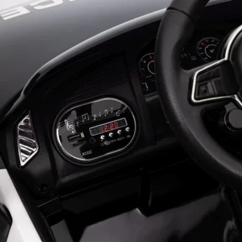 Audi R8 Policijski Automobil Na Akumulator Za Djecu + Daljinski Upravljač + Eva + Spori Start, Crna 25