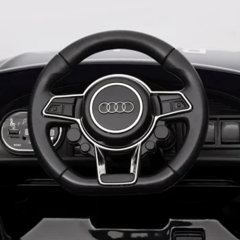 Audi R8 Policijski Automobil Na Akumulator Za Djecu + Daljinski Upravljač + Eva + Spori Start, Crna 29