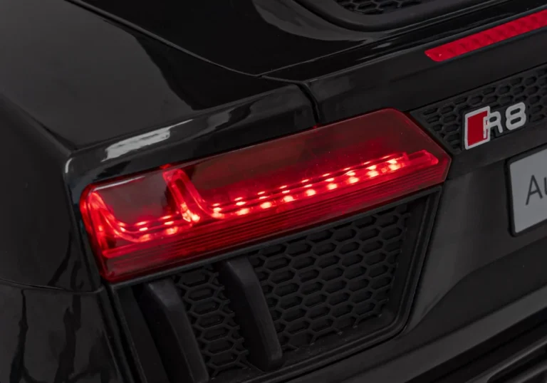 Audi R8 Policijski Automobil Na Akumulator Za Djecu + Daljinski Upravljač + Eva + Spori Start, Crna 34
