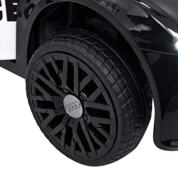 Audi R8 Policijski Automobil Na Akumulator Za Djecu + Daljinski Upravljač + Eva + Spori Start, Crna 36