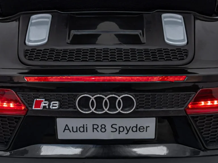 Audi R8 Policijski Automobil Na Akumulator Za Djecu + Daljinski Upravljač + Eva + Spori Start, Crna 38
