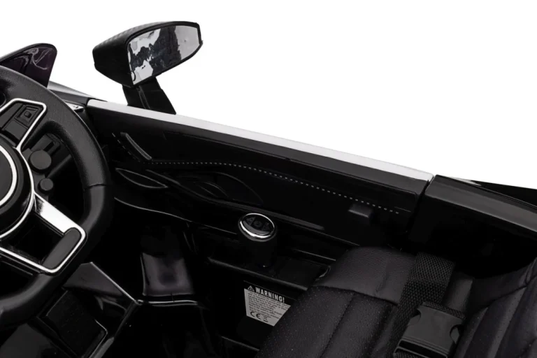 Audi R8 Policijski Automobil Na Akumulator Za Djecu + Daljinski Upravljač + Eva + Spori Start, Crna 39