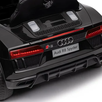 Audi R8 Policijski Automobil Na Akumulator Za Djecu + Daljinski Upravljač + Eva + Spori Start, Crna 45