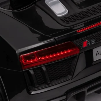 Audi R8 Policijski Automobil Na Akumulator Za Djecu + Daljinski Upravljač + Eva + Spori Start, Crna 46